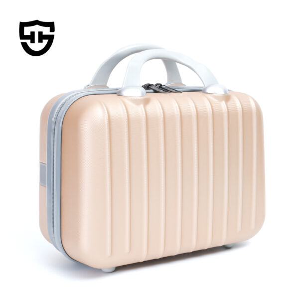 SHOH-11 Portable 14 Inch Makeup Organizer Bag Mini Handbag Hard Shell Luggage Case for Travel ABS Unisex - 图片 2