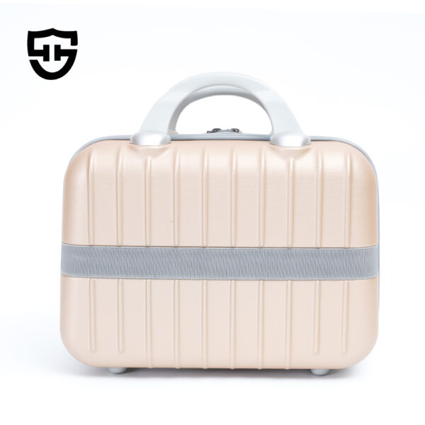 SHOH-11 Portable 14 Inch Makeup Organizer Bag Mini Handbag Hard Shell Luggage Case for Travel ABS Unisex - 图片 3