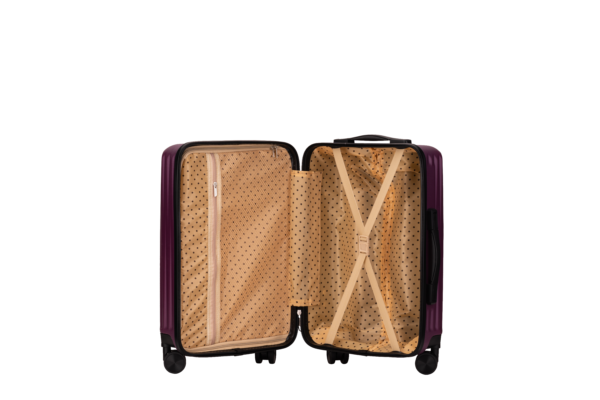 SH055 Wholesale Waterproof Durable ABS Material 4 Wheels Trolley Bag Unisex Spinner Luggage Sets for Travel - 图片 6