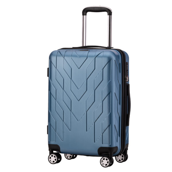 SH113 Wholesale Hard Suitcase Case Luggage Travel Trolley Case Bags Blue Color Luggage for Gift