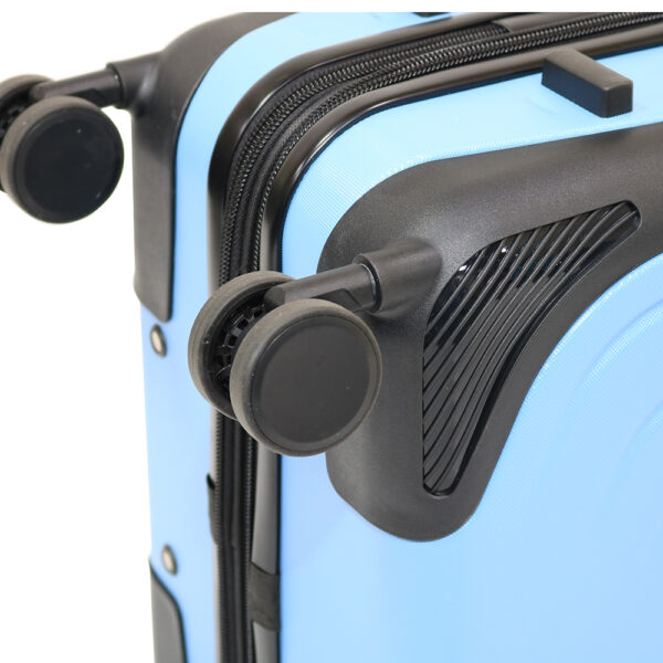 SHT01 Hard Shell ABS Suitcases with Double Spinner Wheels  Rolling Lightweight Travel 3-Piece Luggage Sets - 图片 5