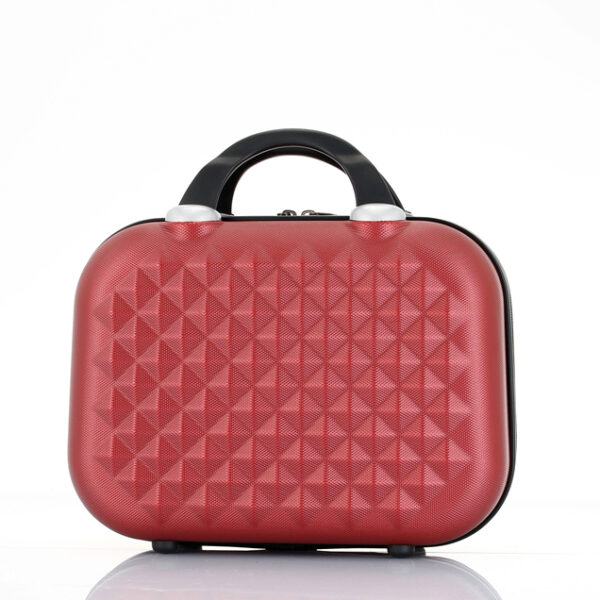 SH084-FT Portable 14 Inch Makeup Organizer Handbag Hardshell Cosmetic Case - 图片 3