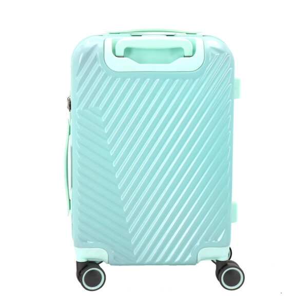 SH086 Factory supplier fashion hard shell durable abs+pc 4 rolling spinner wheel luggage case sets - 图片 2