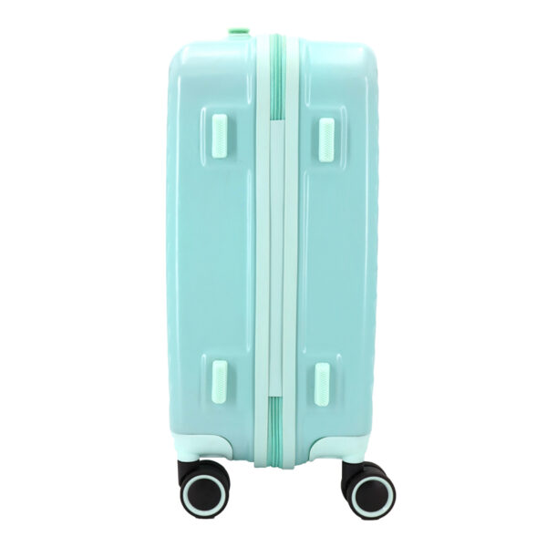 SH086 Factory supplier fashion hard shell durable abs+pc 4 rolling spinner wheel luggage case sets - 图片 3
