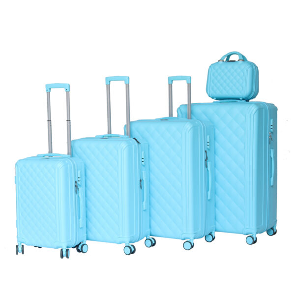 SH120 Wholesale ABS custom hardside 14/20/24/28/32 inch trolley suitcase abs luggage bags for travel - 图片 2