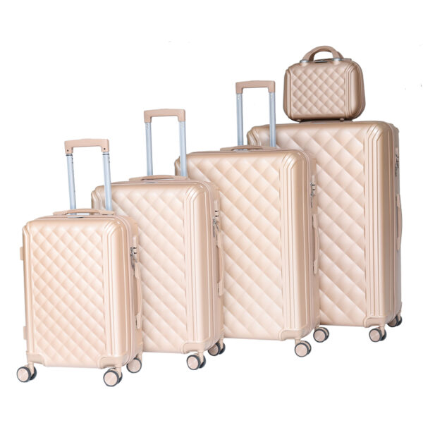 SH120 Wholesale ABS custom hardside 14/20/24/28/32 inch trolley suitcase abs luggage bags for travel - 图片 3