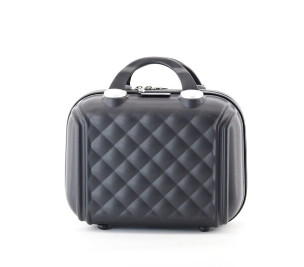 SH120-FT 14 inch Hard Shell Makeup Train Case Portable ABS Mini Suitcase for Organizer Cosmetics Makeup Brushes Toiletry