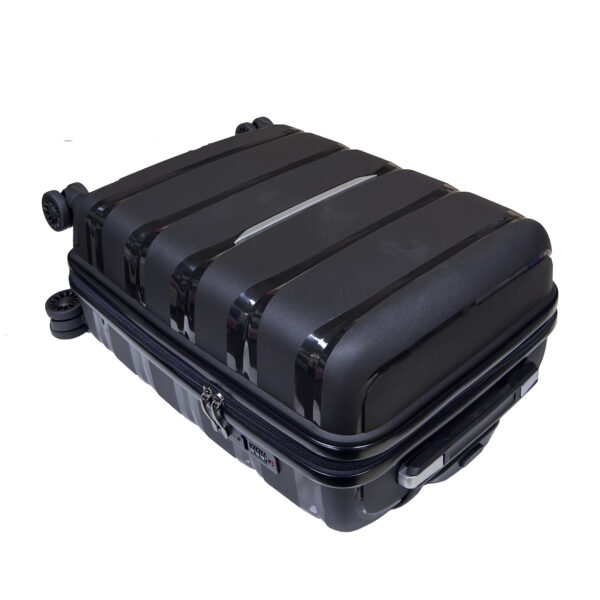 SHN01 Customized PP Luggage Set Lightweight Suitcase Long Distance Travel Zipper Hard Shell Trolley Case - 图片 3