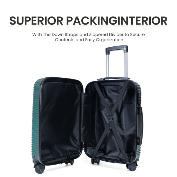 SH042 Fashion Travelling Bags Luggage Trolley Set Suitcase 4 Spinner 360 Degree Wheels Suitcase Sets - 图片 3
