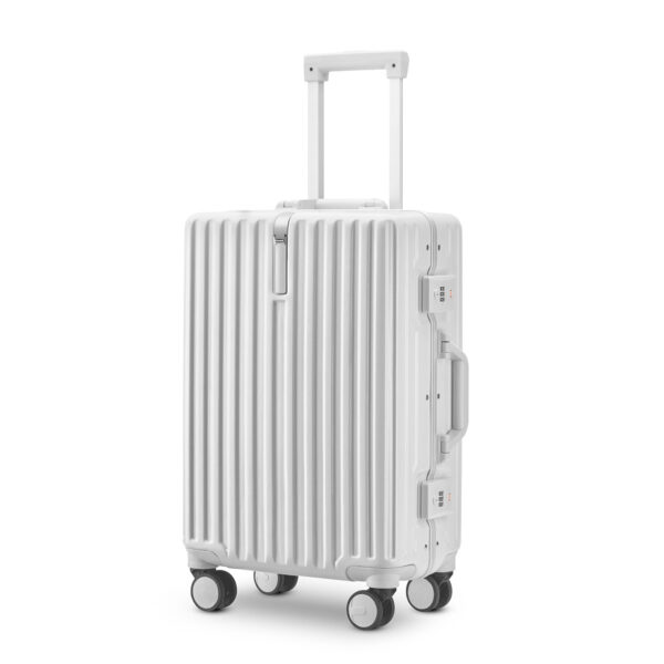 AF07 Luggage with Aluminum Frame PC Hard Shell Suitcase with Spinner Wheels and TSA Locks Lightweight Luggage for Business Travel - 图片 4