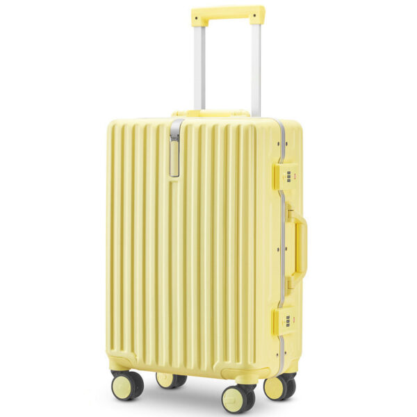 AF07 Luggage with Aluminum Frame PC Hard Shell Suitcase with Spinner Wheels and TSA Locks Lightweight Luggage for Business Travel