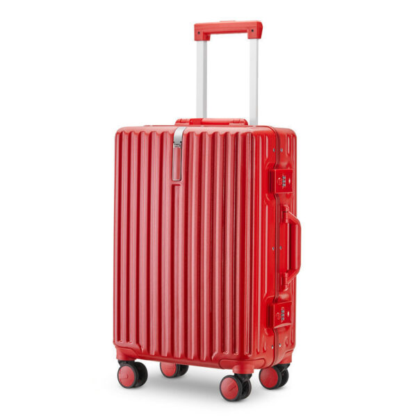 AF07 Luggage with Aluminum Frame PC Hard Shell Suitcase with Spinner Wheels and TSA Locks Lightweight Luggage for Business Travel - 图片 5