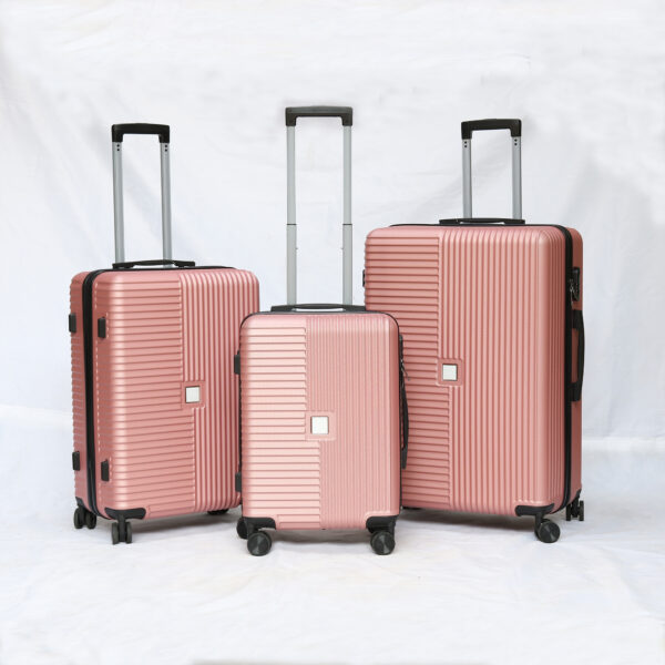 SH229 Custom simple design hardside abs trolley case luggage bags for business - 图片 3