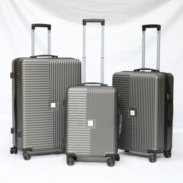 SH229 Custom simple design hardside abs trolley case luggage bags for business - 图片 2