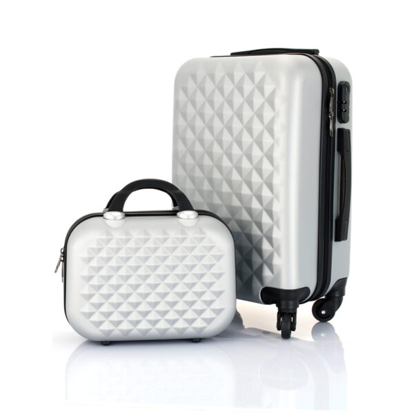 SH084 ABS luggage sets 20 24 28 inch 3 piece travel trolley bags 4 wheel luggage suitcase - 图片 2