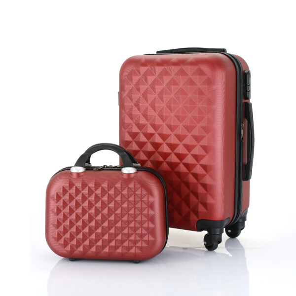 SH084 ABS luggage sets 20 24 28 inch 3 piece travel trolley bags 4 wheel luggage suitcase - 图片 5