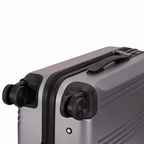SH096 Custom Wholesale Spinner Hard Shell Suitcase Luggage Travel Trolley Luggage Bags ABS Luggage Sets 3 Pieces - 图片 5