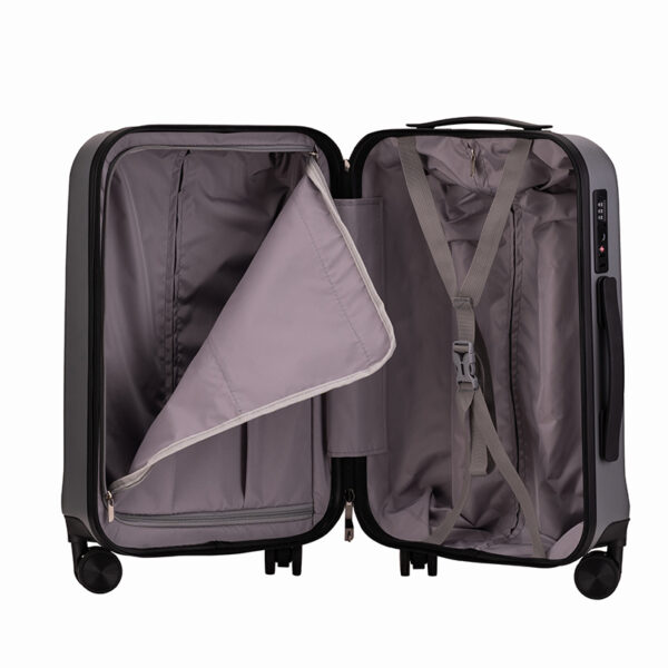 SH096 Custom Wholesale Spinner Hard Shell Suitcase Luggage Travel Trolley Luggage Bags ABS Luggage Sets 3 Pieces - 图片 4