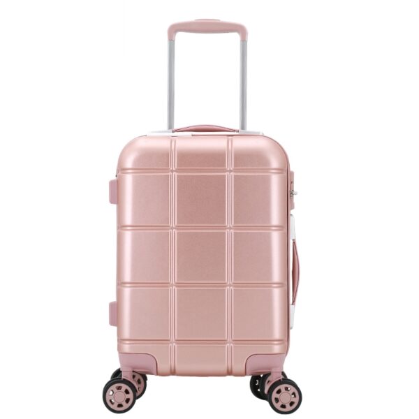 SH125 Fashion Zipper Travel Suitcase Luggage with 360-degree Mute Universal Wheel