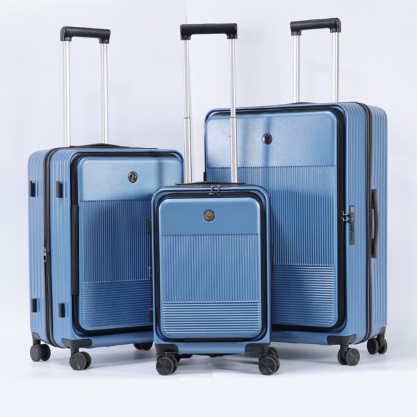 SHQ08 Expandable Luggage Durable Hardside Lightweight Rolling Front Open Hardshell Luggage - 图片 2
