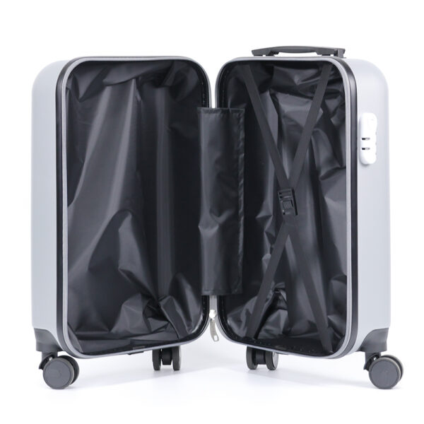 SH236 20 Inch Luxury Travel Trolley Suitcase Durable ABS Luggage with Modern Style Fashionable Travel Box Spinner Caster for Journey - 图片 4