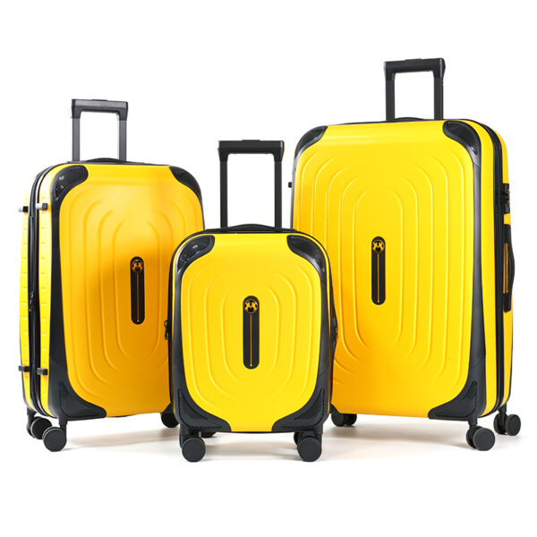 SH314 Customized Lightweight 20/24/28 Inch Trolley Suitcases ABS Travel Bags 3-Piece Luggage Sets with Unique Design