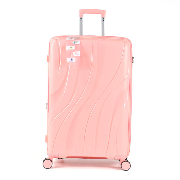 SH2040 Wholesale Unisex Luxury Travel Set Unique 3 PCS 20/24/28 Inch PP Luggage Trolley Suitcase Waterproof with Polyester Lining - 图片 2