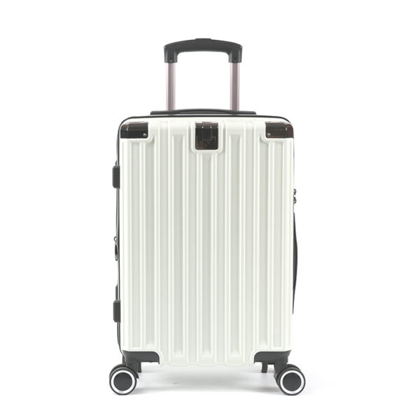 SH6017  Fashionable Unisex Lightweight Waterproof Durable 4 Wheels ABS+PC 20/24/28 Inch Travel Trolley Suitcase with Zipper - 图片 2