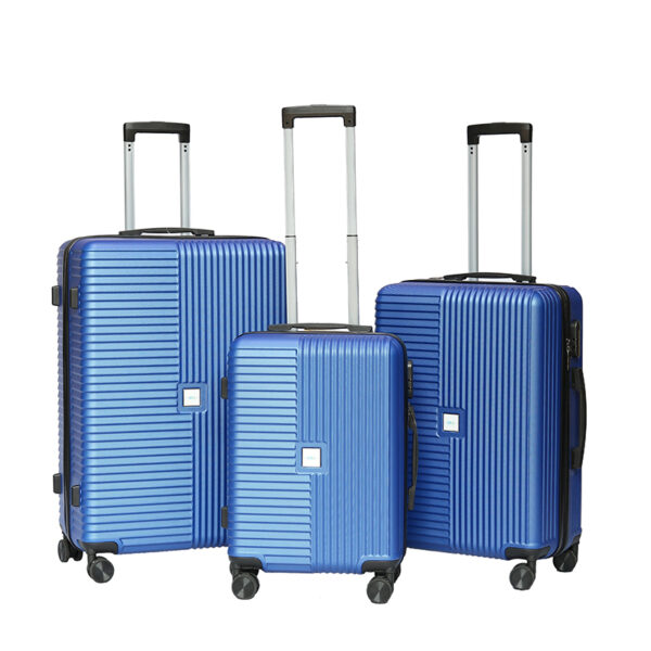 SHX121 Customized Luggage Set With Wheels 3pcs Travel Bags Trolley Case Valise Abs Suitcase
