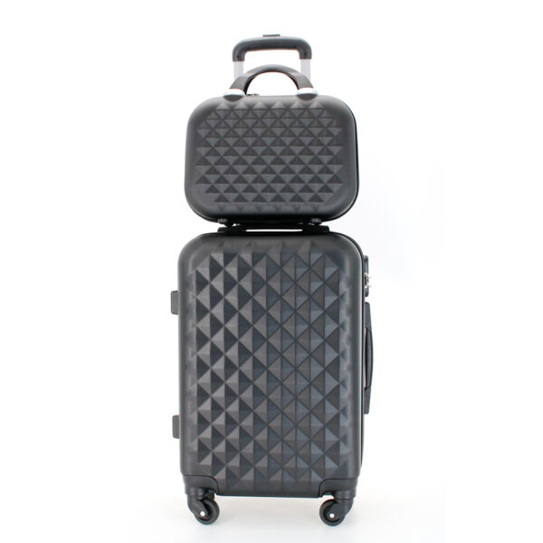 SHX128 Wholesale Custom Abs Hard Shell Luggage Carry on Travel Trolley Bag Suitcase Luggage 4 Piece Sets