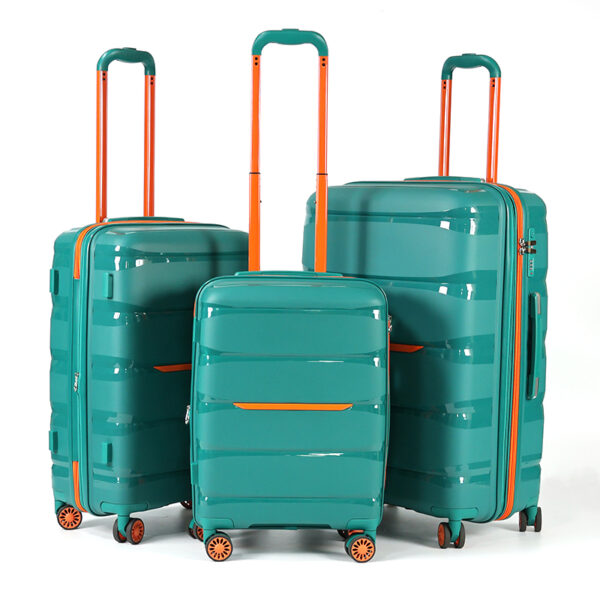SHN10  Large High Quality Unisex Luxury Travelling PP Luggage Sets Wholesale Shell Hard Suitcase with Spinner Caster PP Material