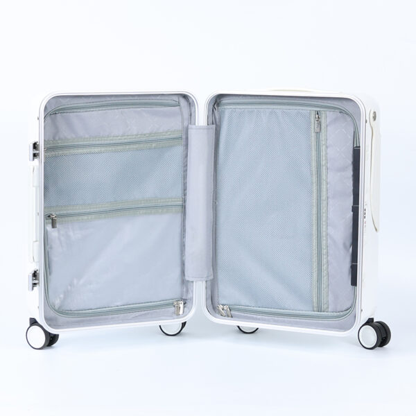 SH-KB Ride On Luggage with Seat for Kids&Adults with Seat Belt,Hard Shell Lightweight Rolling Spinner Wheels Travel Luggage with TSA Lock,20 inch - 图片 4
