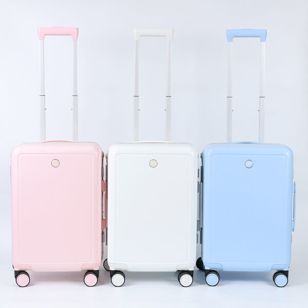 SH-KB Ride On Luggage with Seat for Kids&Adults with Seat Belt,Hard Shell Lightweight Rolling Spinner Wheels Travel Luggage with TSA Lock,20 inch - 图片 3