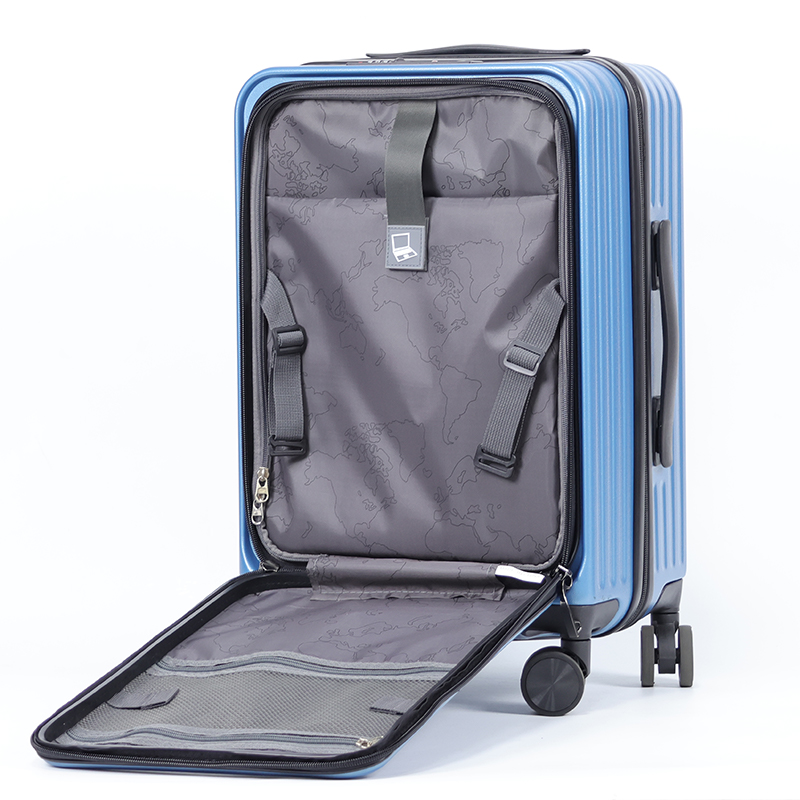 SH01 Carry-on Luggage set - Hardside Lightweight Carry on Luggage with Spinner Wheels, Laptop Compartment, Built-In Phone & Cup Holder - 20/24/28 inch - 图片 2