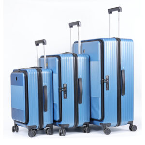 SH01 Carry-on Luggage set - Hardside Lightweight Carry on Luggage with Spinner Wheels, Laptop Compartment, Built-In Phone & Cup Holder - 20/24/28 inch