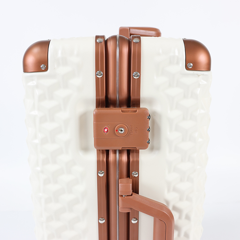 AF27 Popular Travel Luggage Waterproof Cabin 20\24\28 Inch PC ABS Hard Shell Aluminum Frame TSA Suitcase Luggage Set - 图片 4
