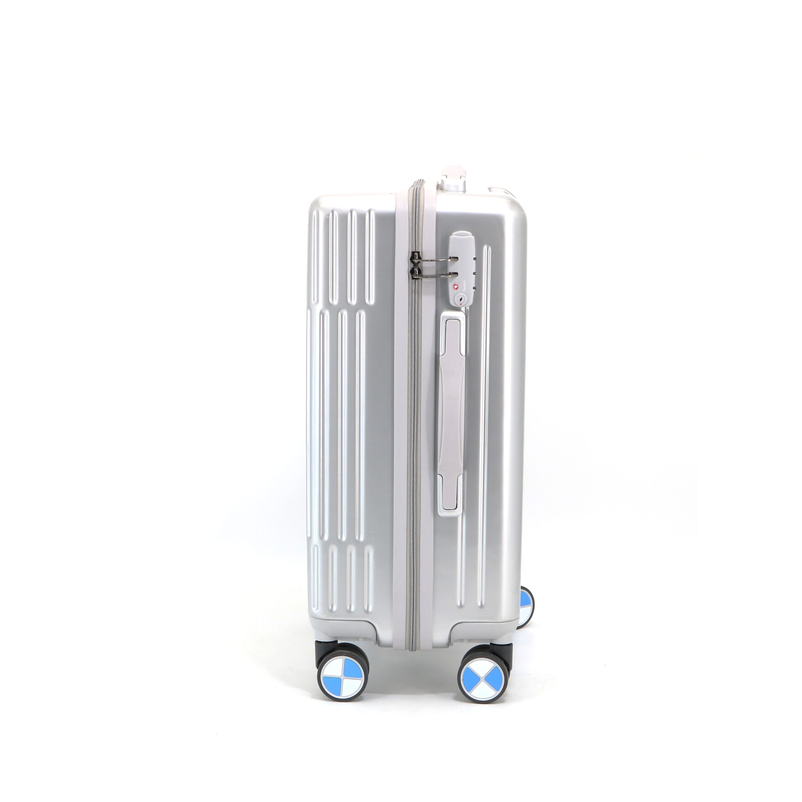 SH20401 Large Capacity 20inch ABS+PC Waterproof Luggage Multi-Functional Lightweight With Wide Spinner Caster Wear-Resistant Suitcase - 图片 3