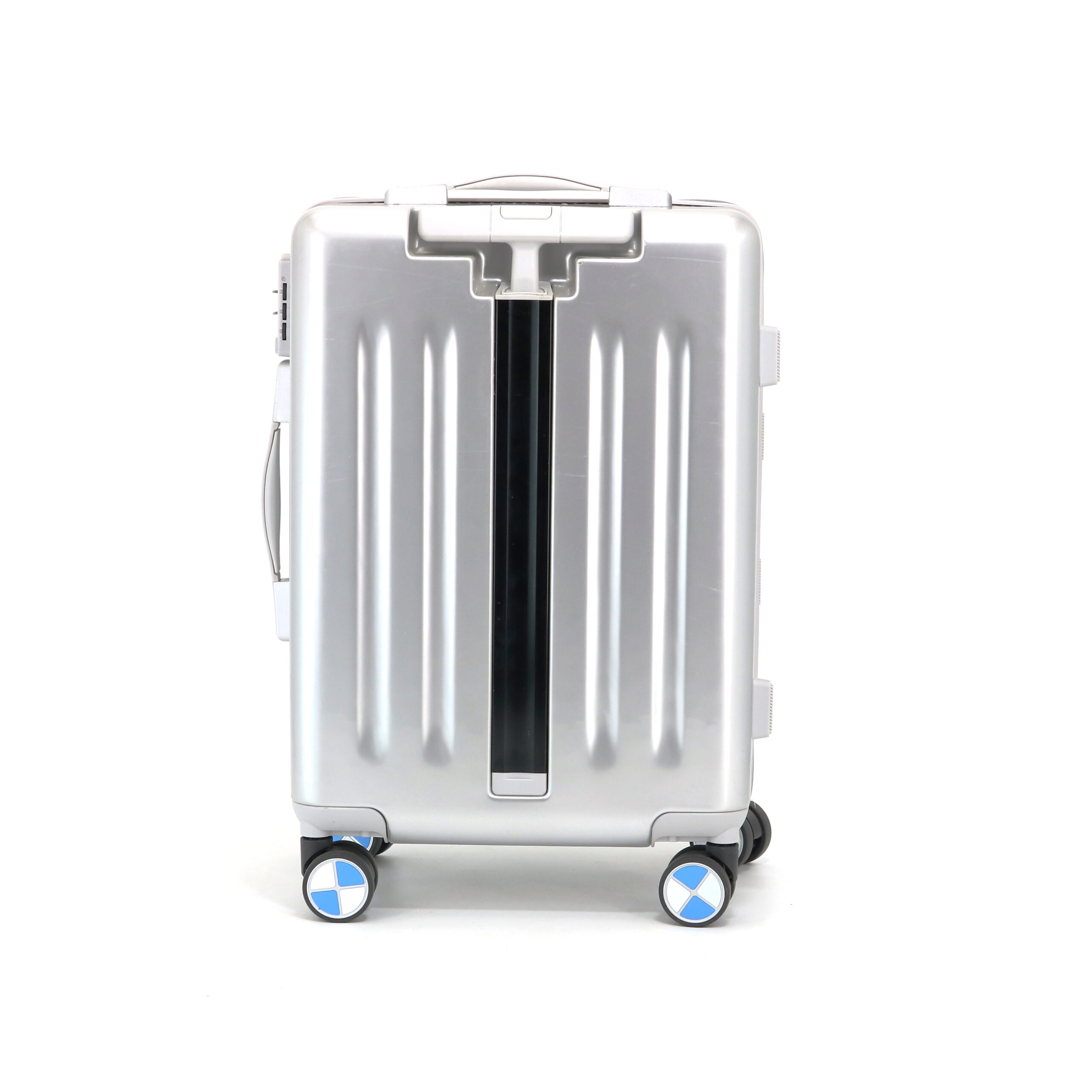 SH20401 Large Capacity 20inch ABS+PC Waterproof Luggage Multi-Functional Lightweight With Wide Spinner Caster Wear-Resistant Suitcase - 图片 4