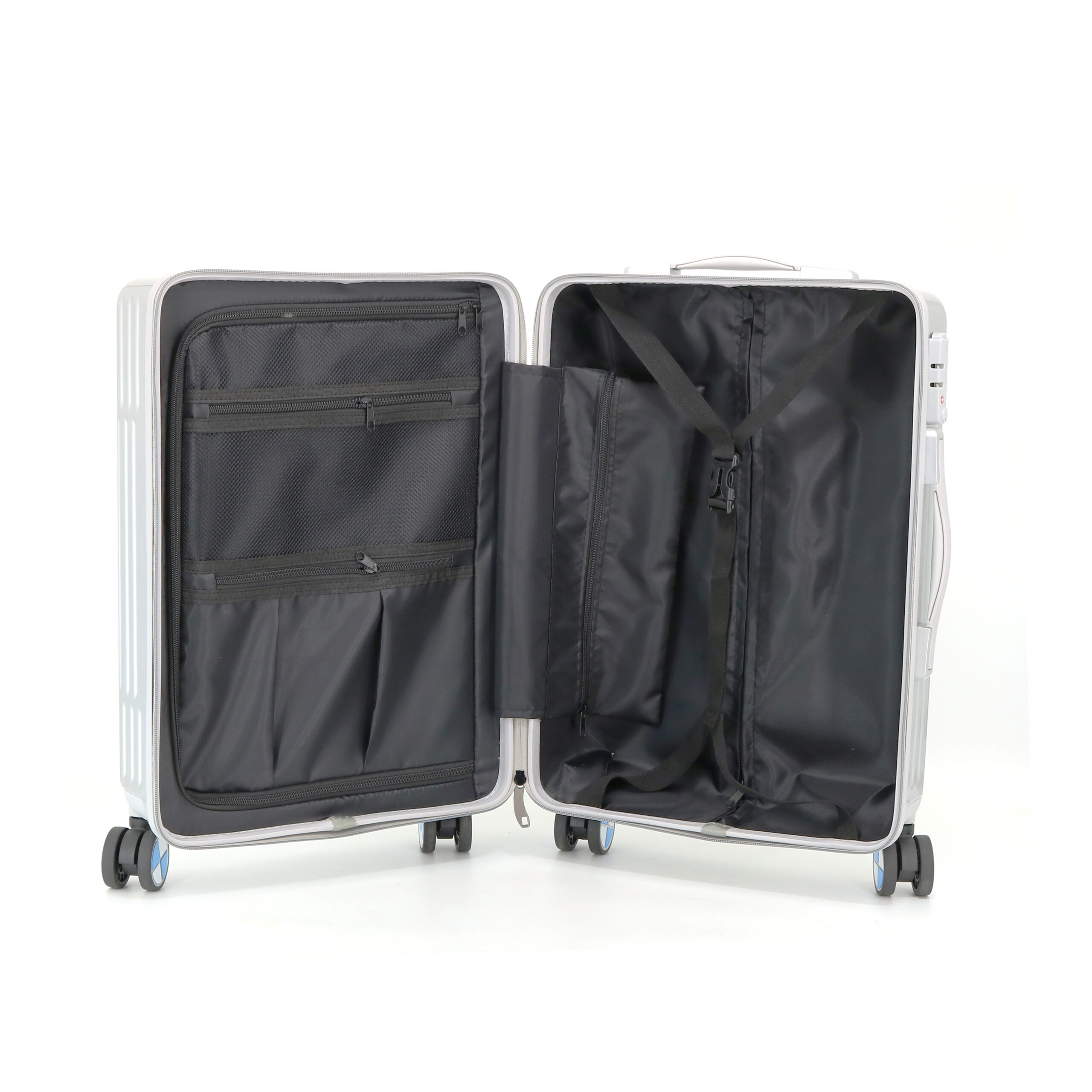X005-P Suitcases Women Bags Luggage Set Travel Luggage Bags Luggage Sets with Iron Trolley Double Wheel - 图片 2
