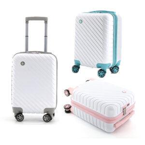 X097-baby Wholesale Fashion Design Travel ABS Carry-on Trolley Children Suitcases Travelling Bags Luggage