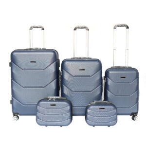 X108 Cheap Price Factory Trolley Luggage Bags Travel Abs 14/20/24/28 Inch Cosmetic Bags 4 Pieces Set Suitcase Sets