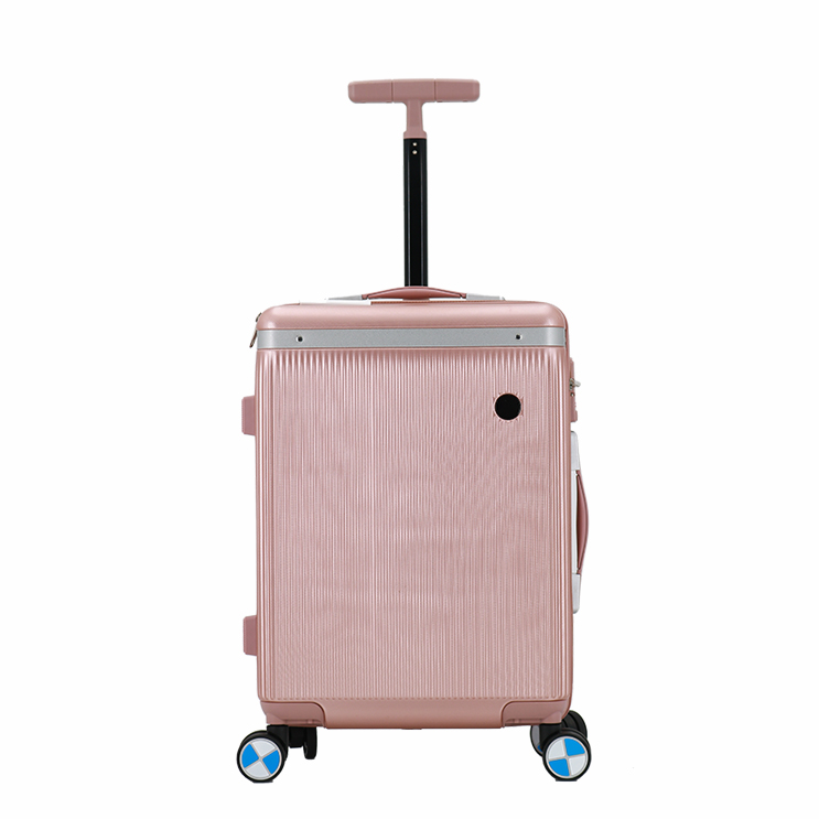 X007-P Suitcases Makeup Bags Women Handbags Luggage Sets Trolley Luggage Bag Abs Luggage with Aluminum Trolley Single Wheel - 图片 2