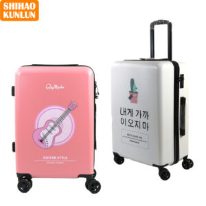X052-P OEM Cartoon Trolley Luggage Custom logo Business Trip Suitcase with TSA Lock