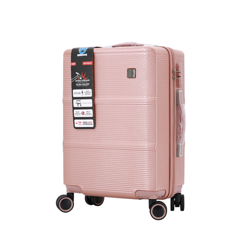 X006-P Large Capacity Trolley Case Suitcase Factory Durable ABS+PC Zipper Luggage for Family Travel Unisex with Spinner Wheels Suitcase - 图片 3