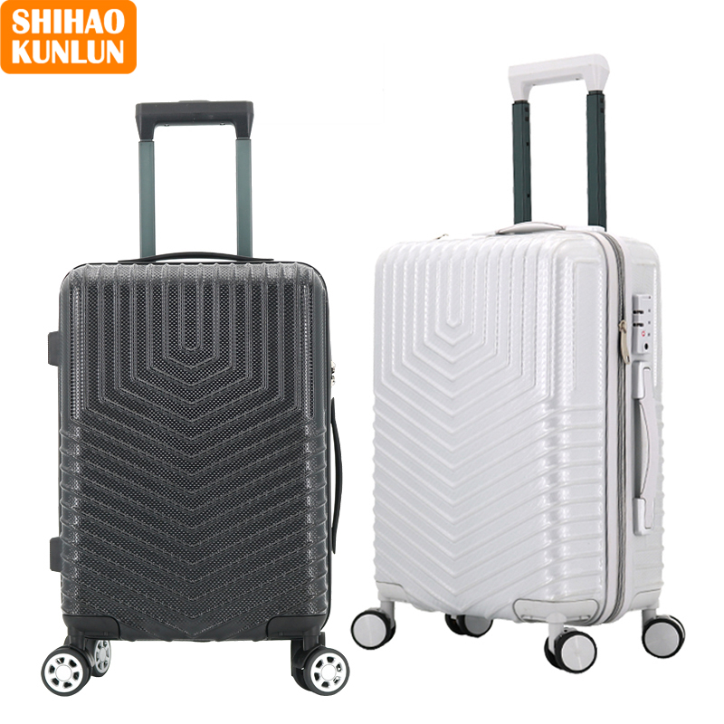 X022-P Classic ABS+PC Outdoor Travel Trolley Bags 20 Inch Modern Lightweight Luggage Carry-On Suitcase Case Sets for Woman Men