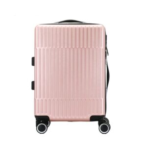 X033-P High Quality ABS Custom 20" Carry on ABS+PC Luggage Suitcase Boarding Trolley Luggage with 4 Spinner Wheels
