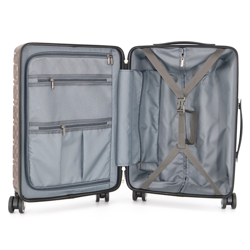 X018-P 20-Inch Carry-On Luggage with Spinner Wheels Suitcase ABS+PC Hard Shell Spinner Wheels for Lightweight Travel Custom LOGO - 图片 4
