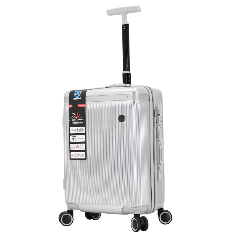 X007-P Suitcases Makeup Bags Women Handbags Luggage Sets Trolley Luggage Bag Abs Luggage with Aluminum Trolley Single Wheel - 图片 5