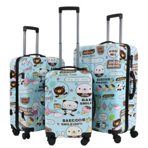 6011 New Arrival Children's Fashion Travel Trolley case Luggage Cute Customizable Unisex Business Suitcase 20/24/28 Inch
