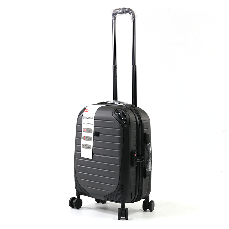 314A-1 Factory Wholesale Modern 20/24/28 Inch ABS Hardside Spinner Trolley Suitcase Light Weight Waterproof 3-Pcs Luggage Set Simple - 图片 3